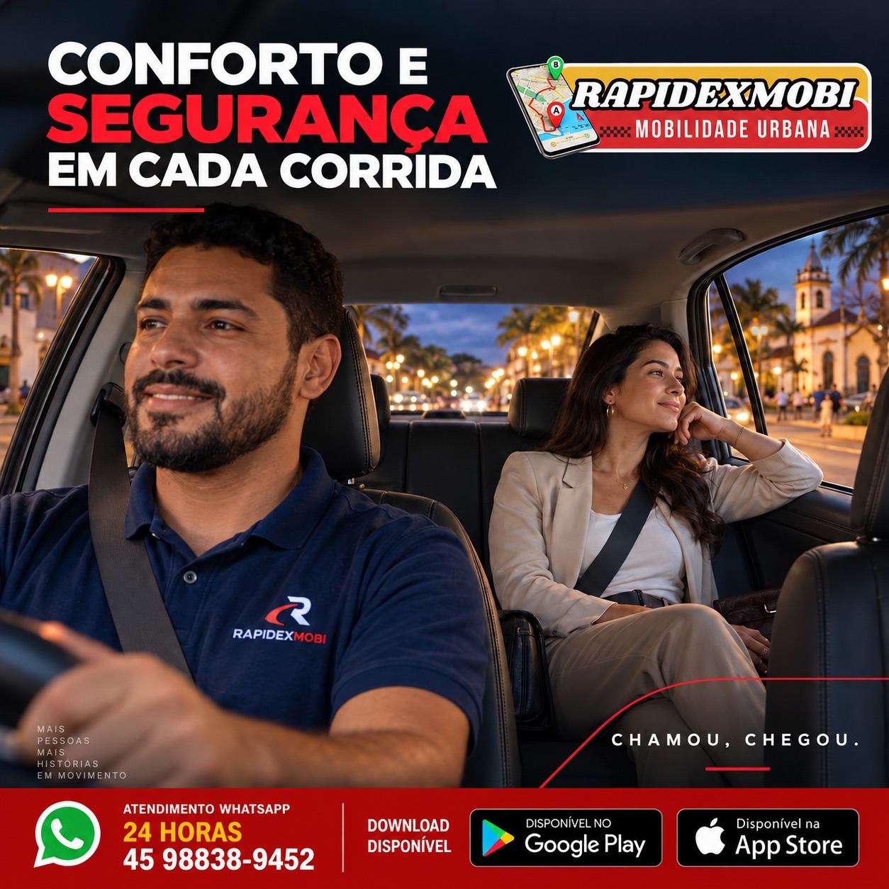 Publicação da RapidexMobi no Instagram