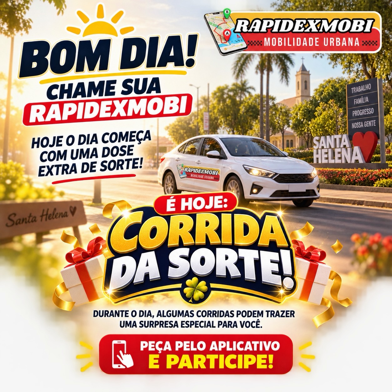 Publicação da RapidexMobi no Instagram